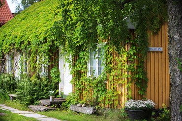 Fasade på Engø Gård