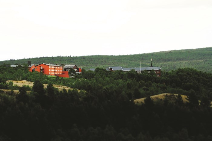 Fasaden på Røros Hotell
